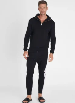 Tops|Tops^Aqua Blu Noir Hoodie
