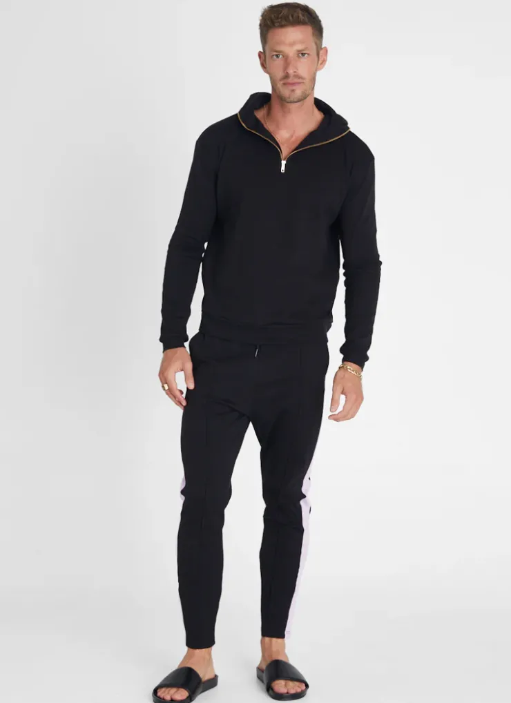 Tops|Tops^Aqua Blu Noir Hoodie