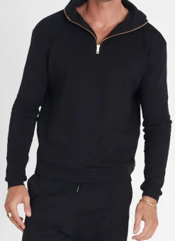 Tops|Tops^Aqua Blu Noir Hoodie