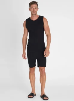Bottoms|Bottoms^Aqua Blu Noir Shorts