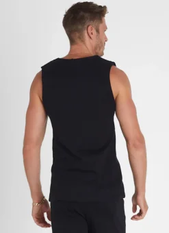 Tops|Tops^Aqua Blu Noir Tank