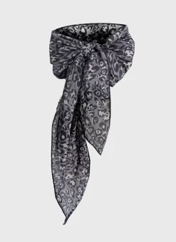 Accessories^Aqua Blu Ocelot Scarf