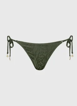 Bottoms^Aqua Blu Felicity Tie Side Pant Olive