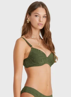 Tops^Aqua Blu Judy D/DD Cup Top Olive
