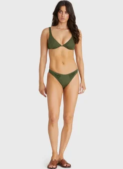 Tops^Aqua Blu Linda Bikini Top (SAMPLE) Olive