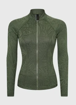 Rash Guards|Tops^Aqua Blu Lyla Rash Guard Olive