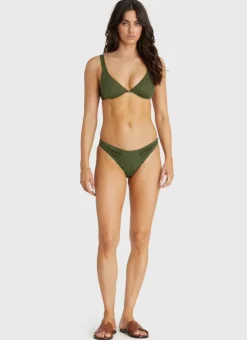 Bottoms^Aqua Blu Mila Cheeky Pant Olive