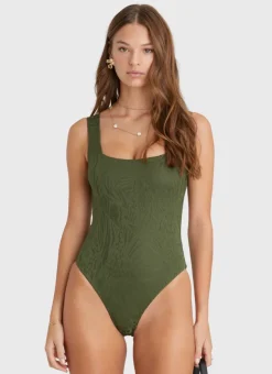 One Pieces^Aqua Blu Vero DD/E Cup One Piece Olive