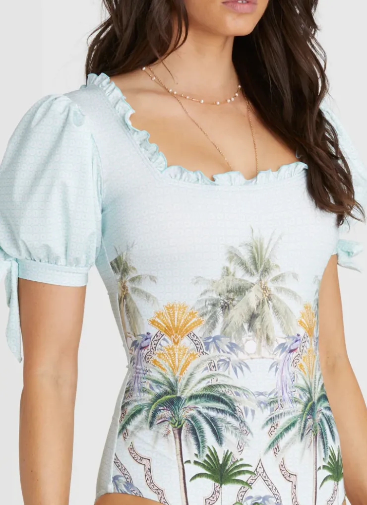One Pieces^Aqua Blu Joanna One Piece Palmilla