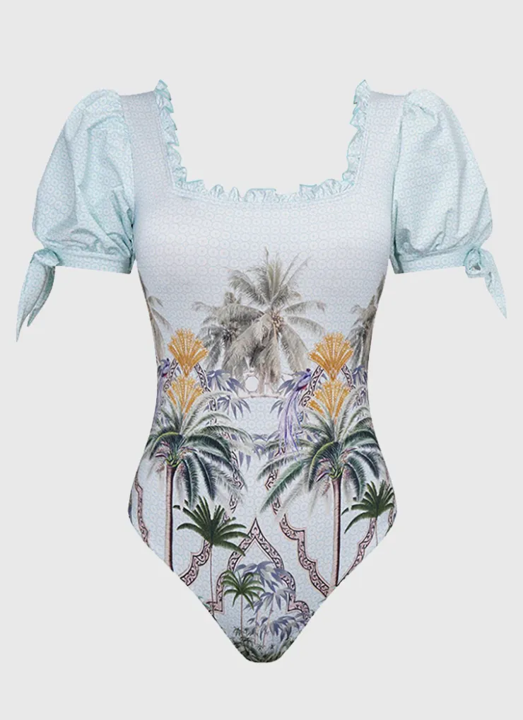 One Pieces^Aqua Blu Joanna One Piece Palmilla