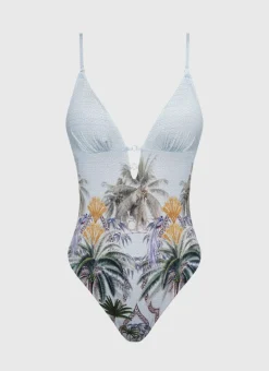 One Pieces^Aqua Blu Michelle One Piece Palmilla