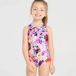 Shop Juniors (3-7)^Aqua Blu Frill One Piece (SAMPLE) Peony