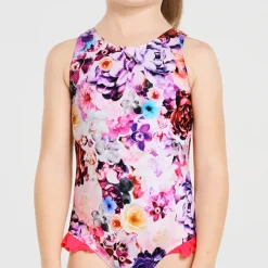Shop Juniors (3-7)^Aqua Blu Frill One Piece (SAMPLE) Peony