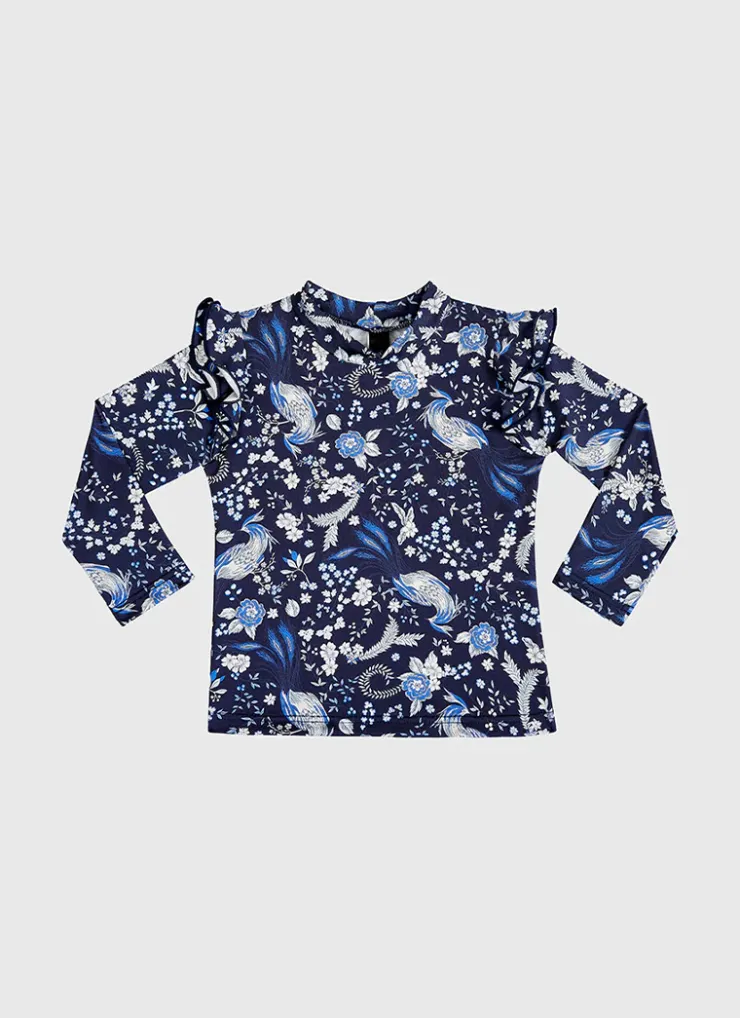 Shop Infants (00-2)|Rashies^Aqua Blu Long Sleeve Rash Vest Peregrine