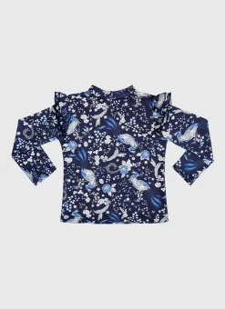 Shop Infants (00-2)|Rashies^Aqua Blu Long Sleeve Rash Vest Peregrine