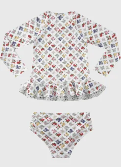 Shop Juniors (3-7)|Rashies^Aqua Blu Long Sleeve Rash Vest Set Petit Four