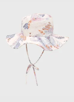 Shop Juniors (3-7)|Hats^Aqua Blu Lycra Hat Plumeria