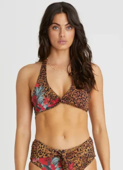 Tops^Aqua Blu Elleni Bikini Top Poppy