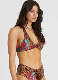 Tops^Aqua Blu Elleni Bikini Top Poppy
