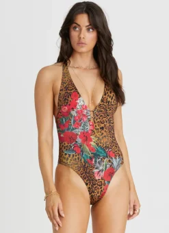 One Pieces^Aqua Blu Sienna One Piece Poppy