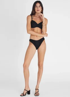 Bottoms^Aqua Blu Raven Mila Cheeky Pant Black