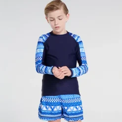 Shop Teens (8-16)^Aqua Blu Long Sleeve Rash Vest Riviera