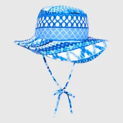 Shop Infants (00-2)^Aqua Blu Lycra Bucket Hat Riviera