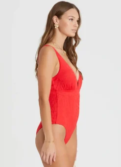 One Pieces^Aqua Blu Alana DD/E Cup One Piece Rossa