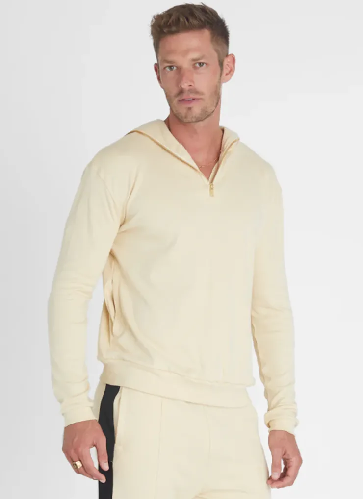 Outerwear|Tops^Aqua Blu Sand Hoodie