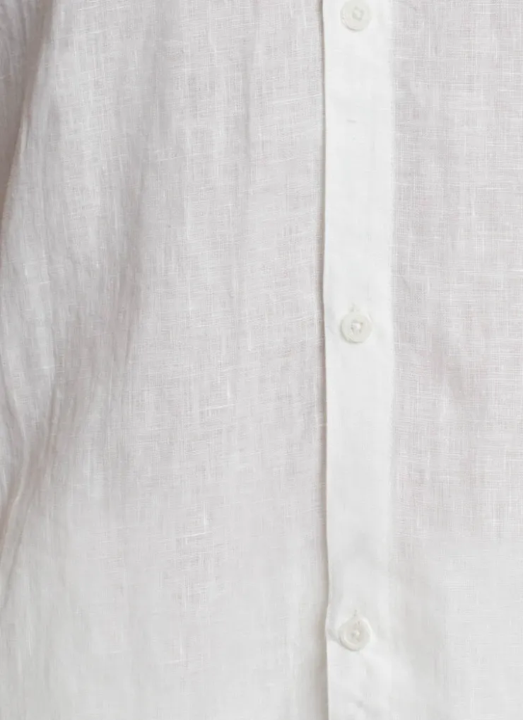 Bottoms|Bottoms^Aqua Blu Serenity Linen Pants - White