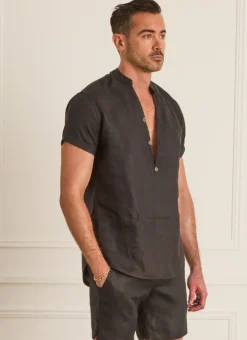 Tops|Tops^Aqua Blu Aaron Shirt Sparrow