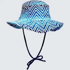 Shop Infants (00-2)^Aqua Blu Lycra Bucket Hat Splash