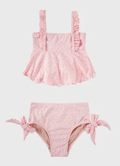 Shop Juniors (3-7)|Sets^Aqua Blu Stepping Stones Frill Bikini Set
