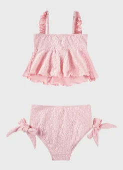Shop Juniors (3-7)|Sets^Aqua Blu Stepping Stones Frill Bikini Set