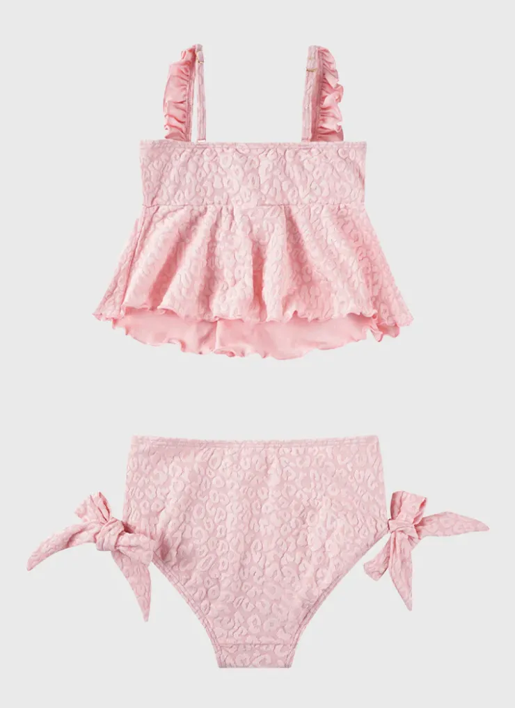 Shop Juniors (3-7)|Sets^Aqua Blu Stepping Stones Frill Bikini Set
