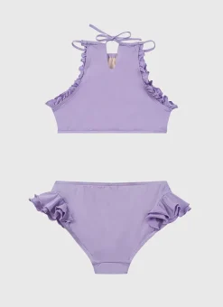 Shop Juniors (3-7)|Sets^Aqua Blu Stepping Stones Halter Neck Bikini Set