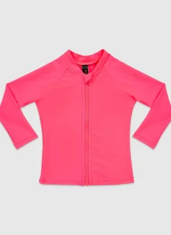 Shop Infants (00-2)^Aqua Blu Stepping Stones Long Sleeve Rash Vest