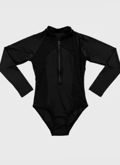 Shop Teens (8-16)|Rashies^Aqua Blu Stepping Stones Long Sleeve One Piece