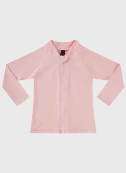 Shop Infants (00-2)|Rashies^Aqua Blu Stepping Stones Long Sleeve Rash Vest