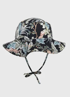 Shop Infants (00-2)|Hats^Aqua Blu Lycra Bucket Hat Sumatra