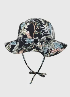 Shop Infants (00-2)|Hats^Aqua Blu Lycra Bucket Hat Sumatra