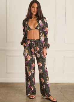 Bottoms^Aqua Blu Resort Pants Tempest