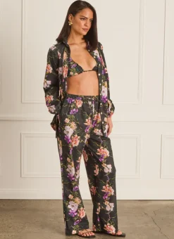 Bottoms^Aqua Blu Resort Pants Tempest