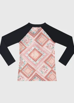 Shop Juniors (3-7)|Rashies^Aqua Blu Long Sleeve Rash Vest Tribeca
