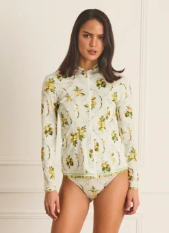 Rash Guards|Tops^Aqua Blu Lyla Rash Guard Valencia