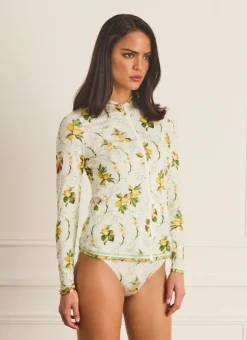 Rash Guards|Tops^Aqua Blu Lyla Rash Guard Valencia