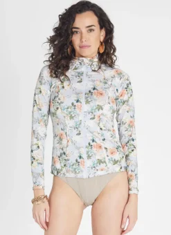 Rash Guards|Tops^Aqua Blu Hayley Rash Guard Vervain