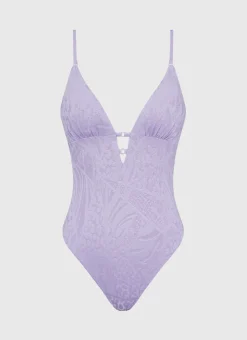 One Pieces^Aqua Blu Michelle One Piece Viola