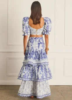 Bottoms|Skirts^Aqua Blu Celeste Maxi Skirt (SAMPLE) Willow