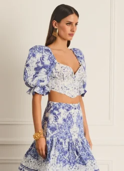 Tops^Aqua Blu Dani Corset Willow